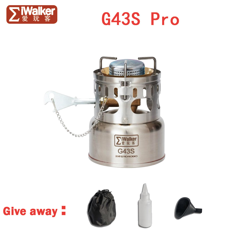 The portable gasoline stove G43SPro, suitable for outdoor hiking, cycling and motorcycle touring