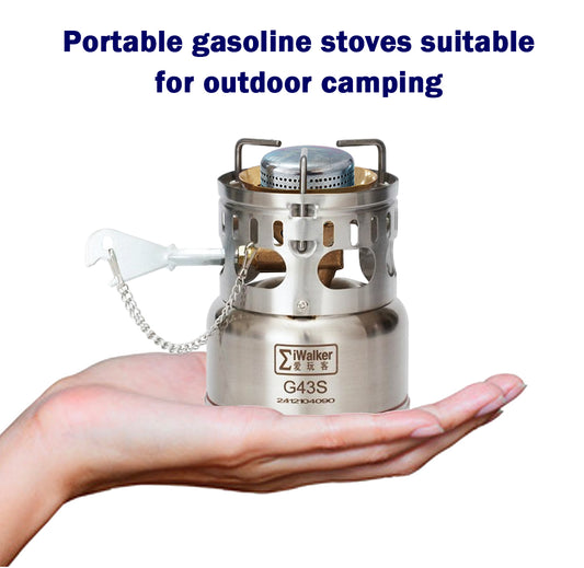 The portable gasoline stove G43SPro, suitable for outdoor hiking, cycling and motorcycle touring