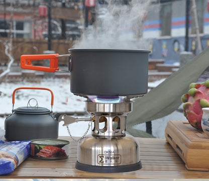IWALKER DK58A Kerosene/Diesel/Alcohol Stove| Triple Fuel Portable Camping Backpacking Stove Regular