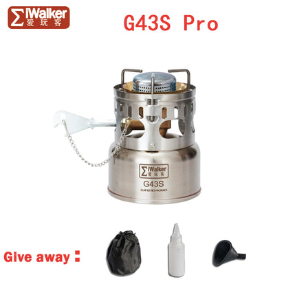 The portable gasoline stove G43SPro, suitable for outdoor hiking, cycling and motorcycle touring