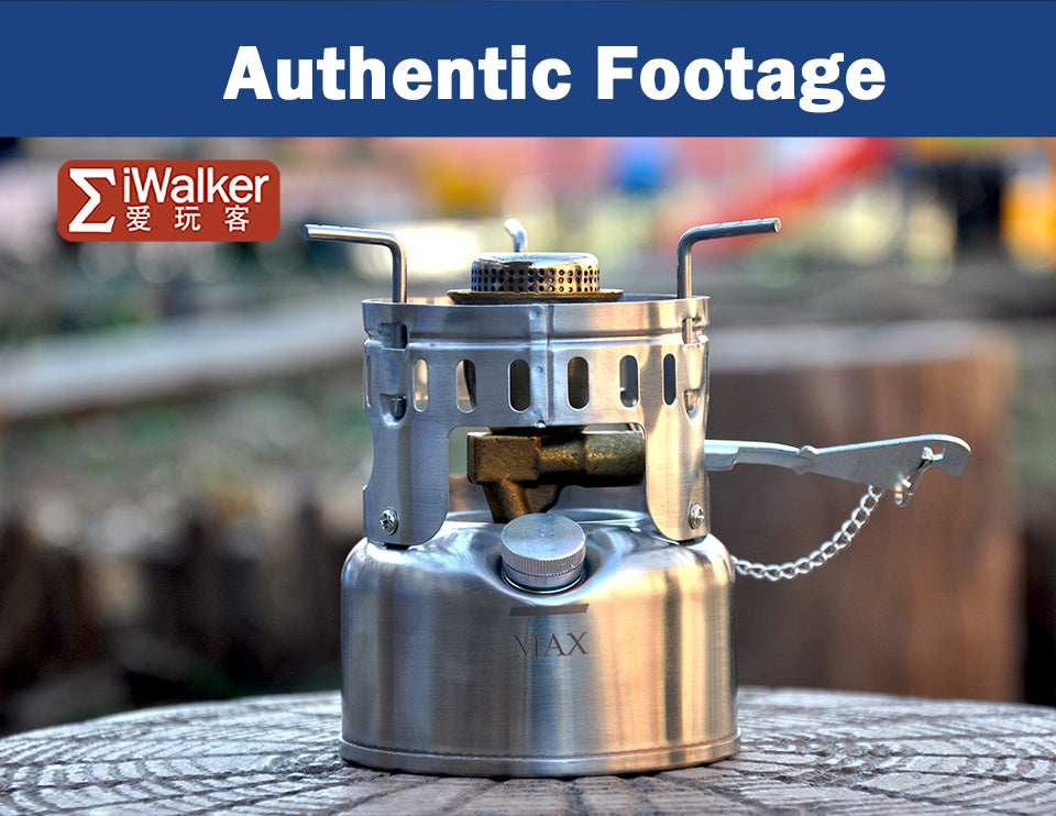 The IWALKER G43S is a compact and portable gasoline stove, which is suitable for cooking during backpacking, mountaineering, hiking and camping trips.