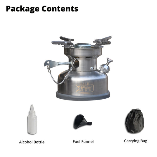 IWALKER G53S Outdoor Gasoline Camping Stove Designed for 1 - 8 - person Picnics, Compact and Portable