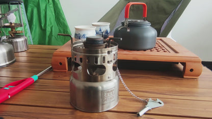 The portable gasoline stove G43SPro, suitable for outdoor hiking, cycling and motorcycle touring